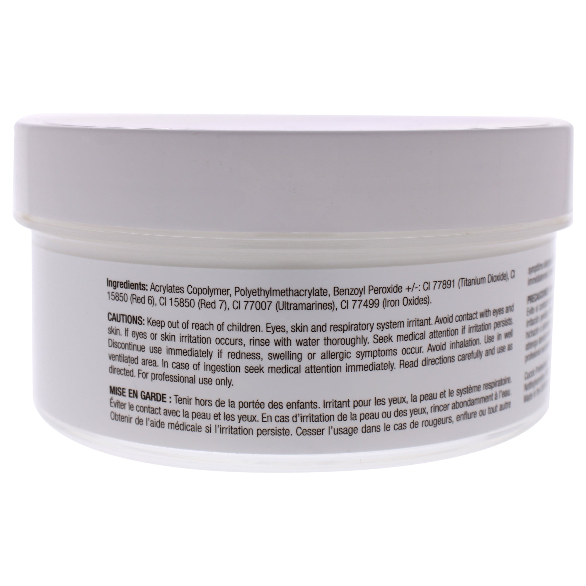 Acrylic Powder - White by Cuccio Pro for Women - 12.75 oz Acrylic Powder