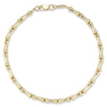 14K Gold Bamboo Bracelet