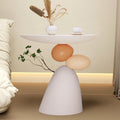Abstract Plant Art Decor Resin Side Table