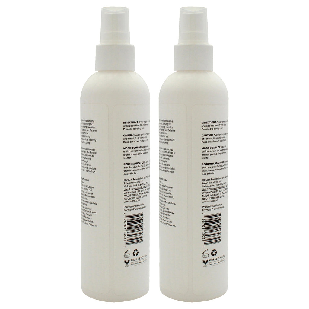 AffirmCare Leave-in Detangler by Avlon for Unisex - 8 oz Detangler  - Pack of 2