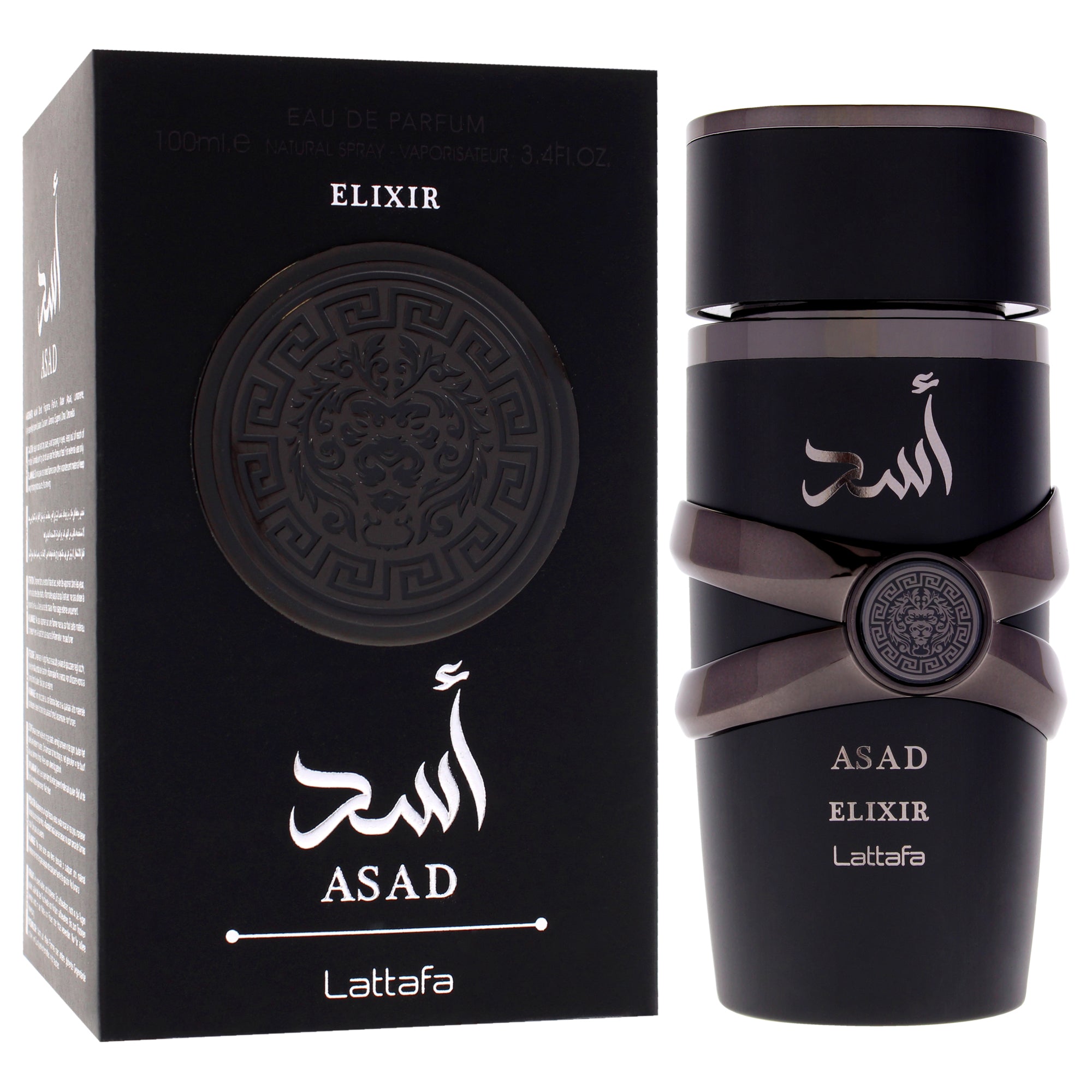 Asad Elixir by Lattafa for Men - 3.4 oz EDP Spray