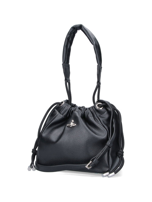 "Hilary" Mini Bucket Bag – Black