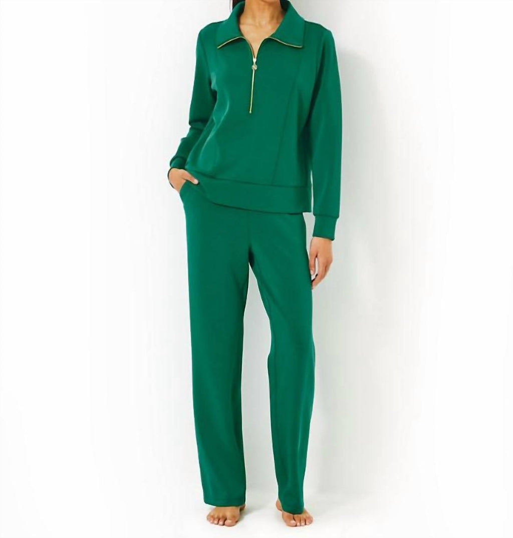 Alwyn High Rise Upf 50+ Pant In Fiddle Leaf Green