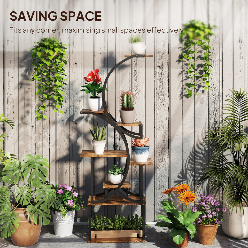 62 Inch Tall Plant Stand for Multiple Plants
