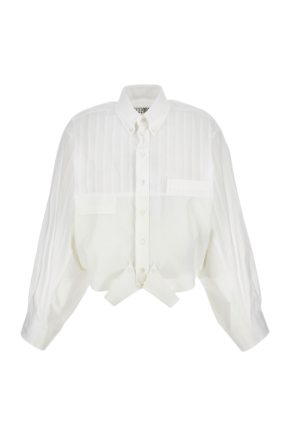 Asymmetrical Cotton Shirt With Soft Fit