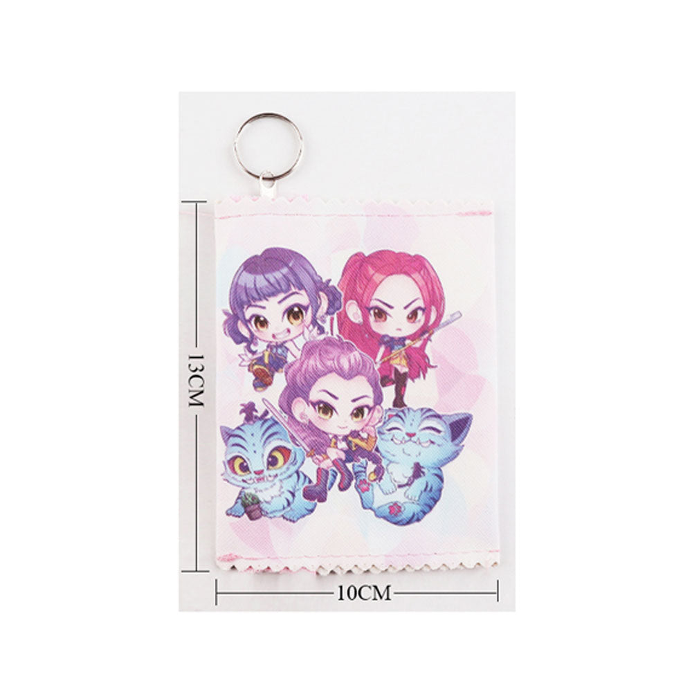 12PCS - KPop Demon Hunters Huntrix Animated Hero Squad Mini Coin Purse Pouch Bags