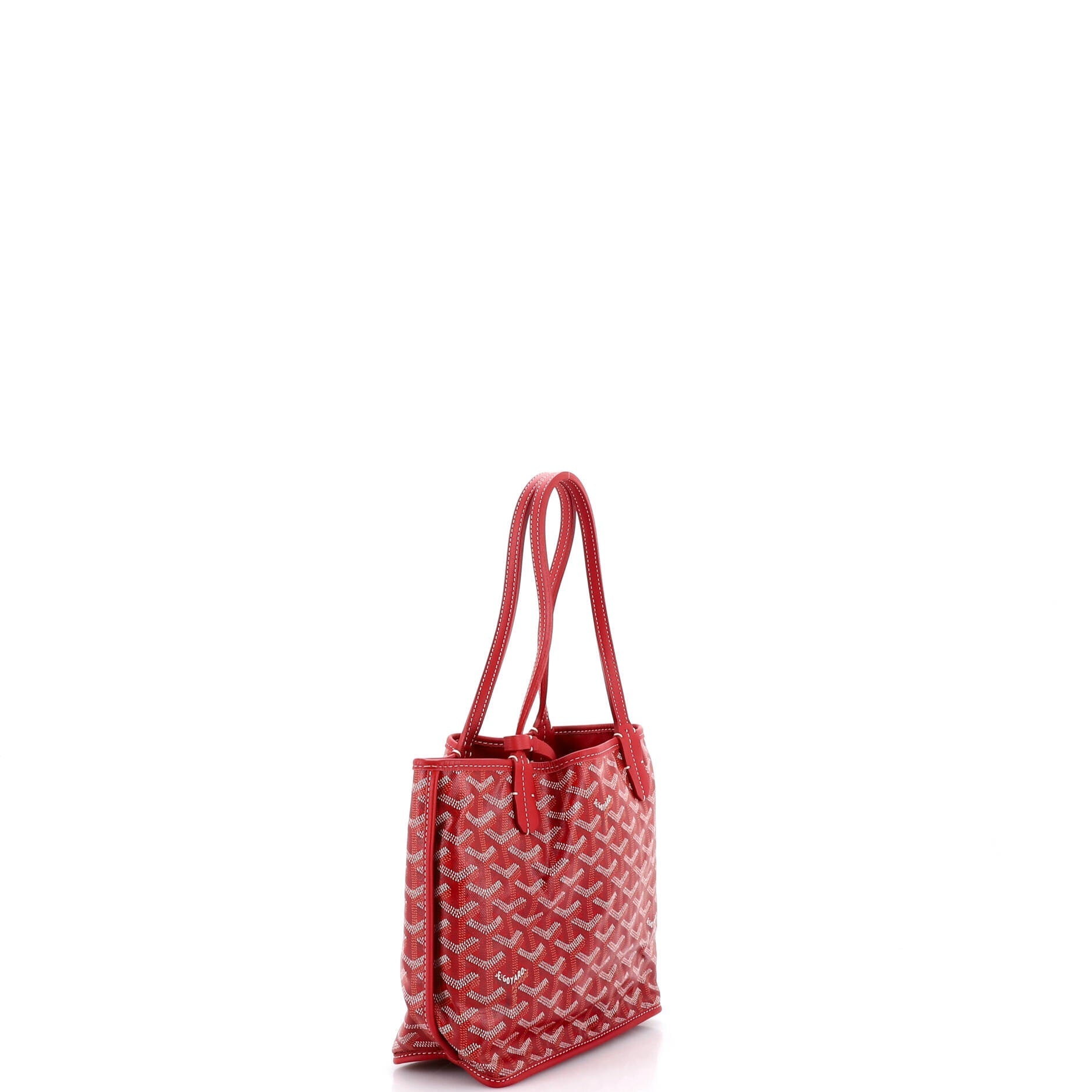 Anjou Reversible Tote Coated Canvas Mini