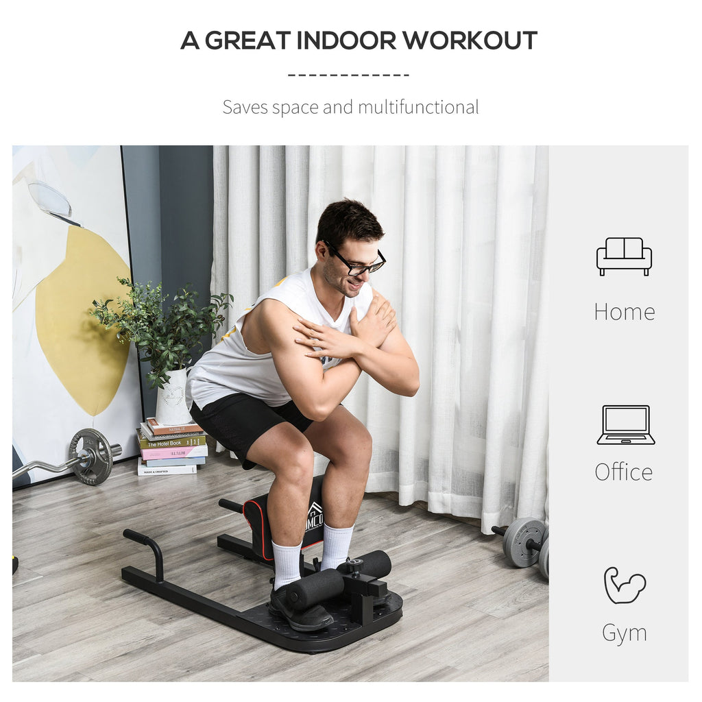 3-in-1 Push Up Sit Up Sissy Squat Machine