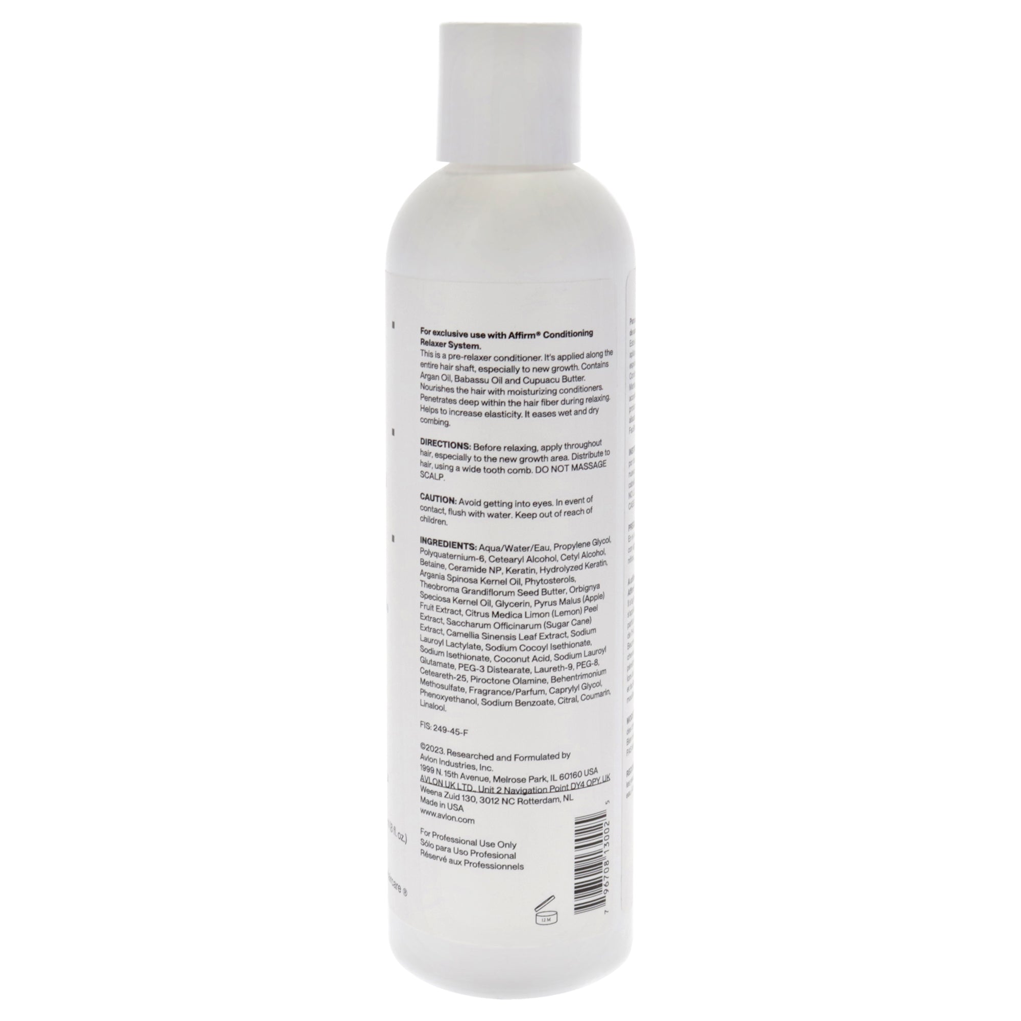 Affirm Conditioning Relaxer System Protector by Avlon for Unisex - 8 oz Treatment