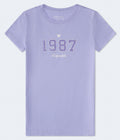Aeropostale 1987 Flocked Graphic Tee
