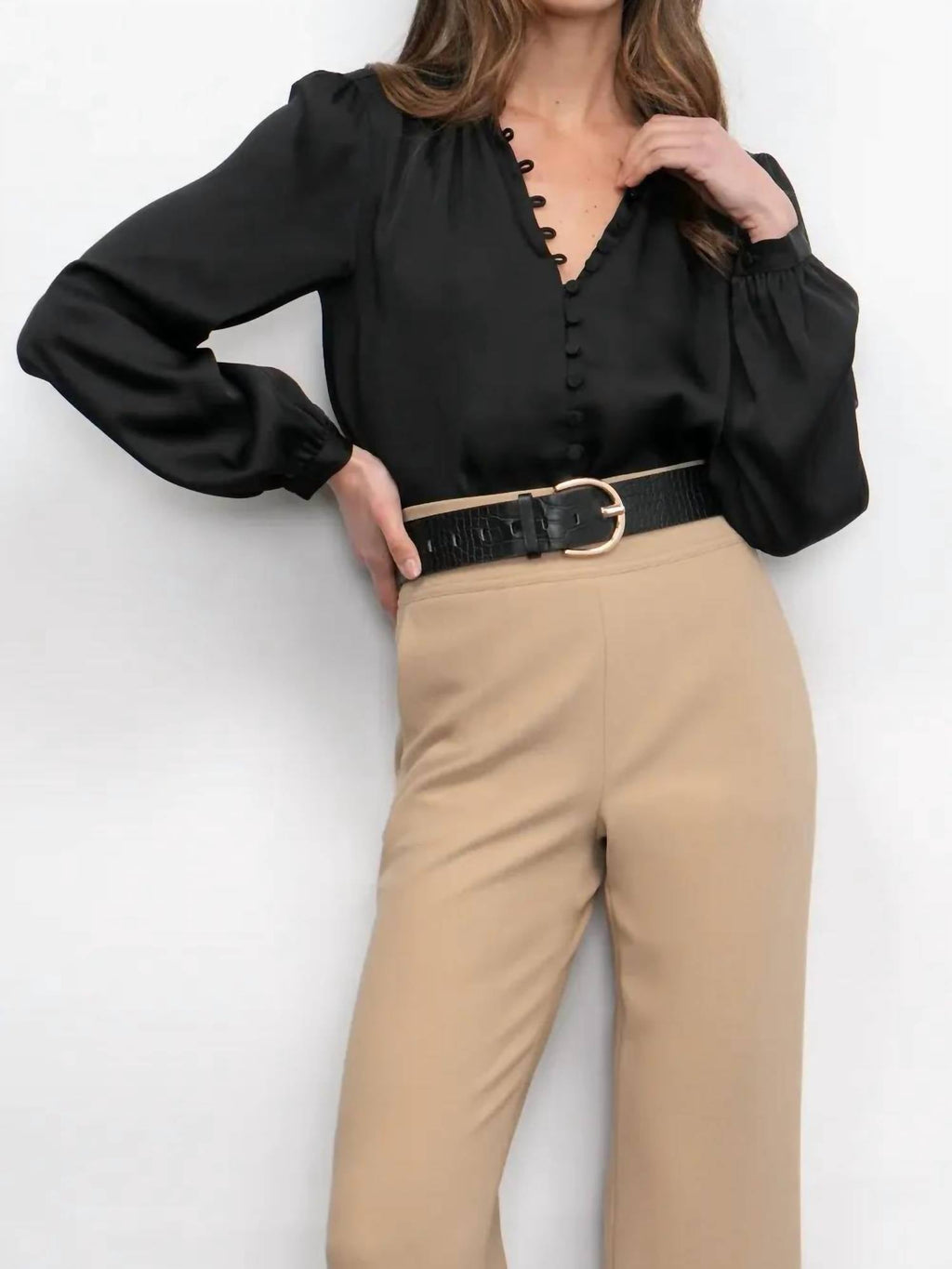Aryanna Blouse In Black