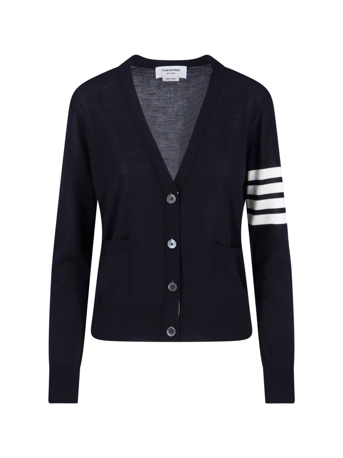 "4 Bar" Cardigan – Navy