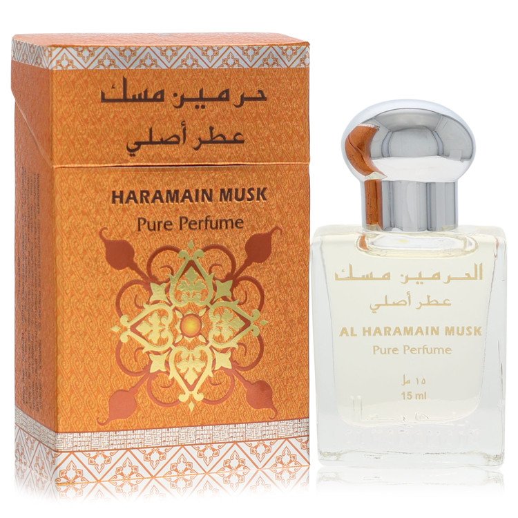 3pcs Cologne Gift Sets - Al Haramain Musk by Al Haramain Pure Perfume 0.51 oz for Men