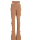 Andreādamo Women's_X0009_ Cut Out Pants With Lacing