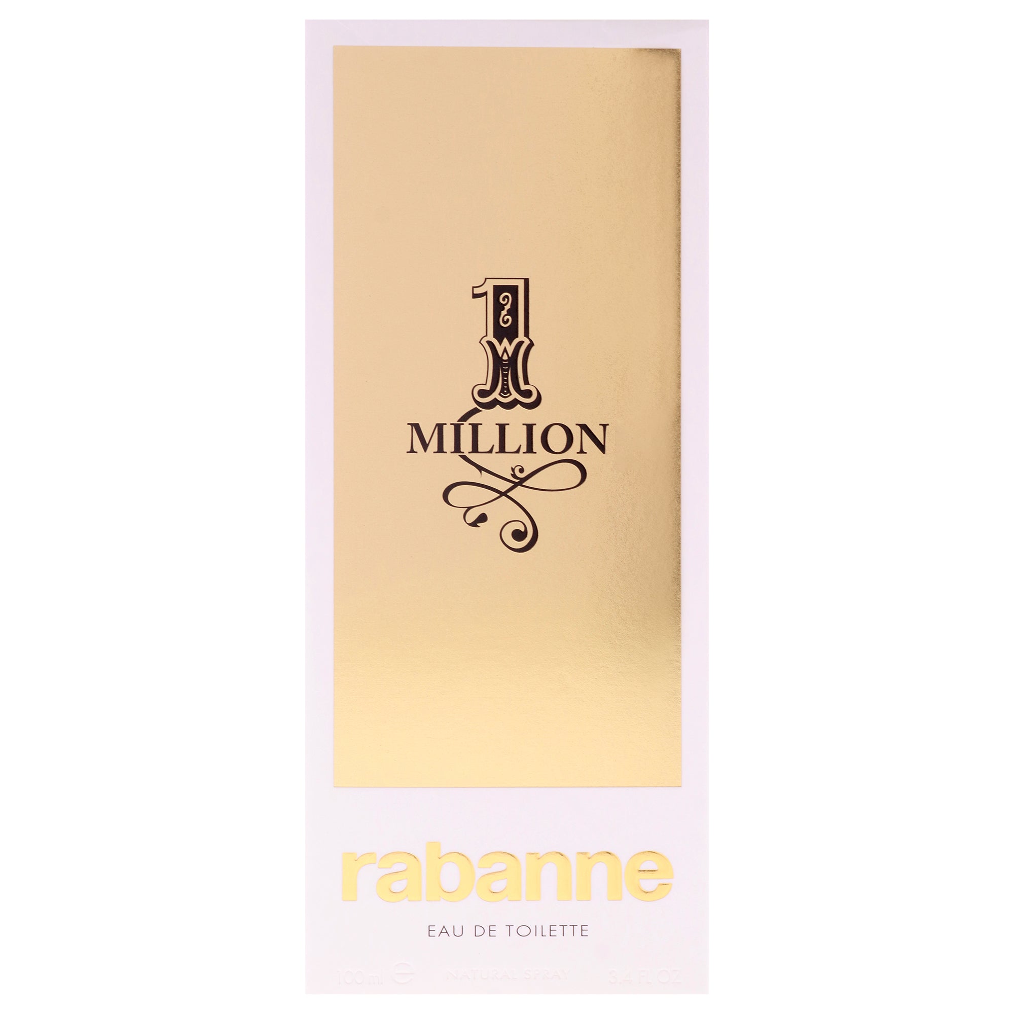 1 Million by Paco Rabanne for Men - 3.4 oz EDT Spray