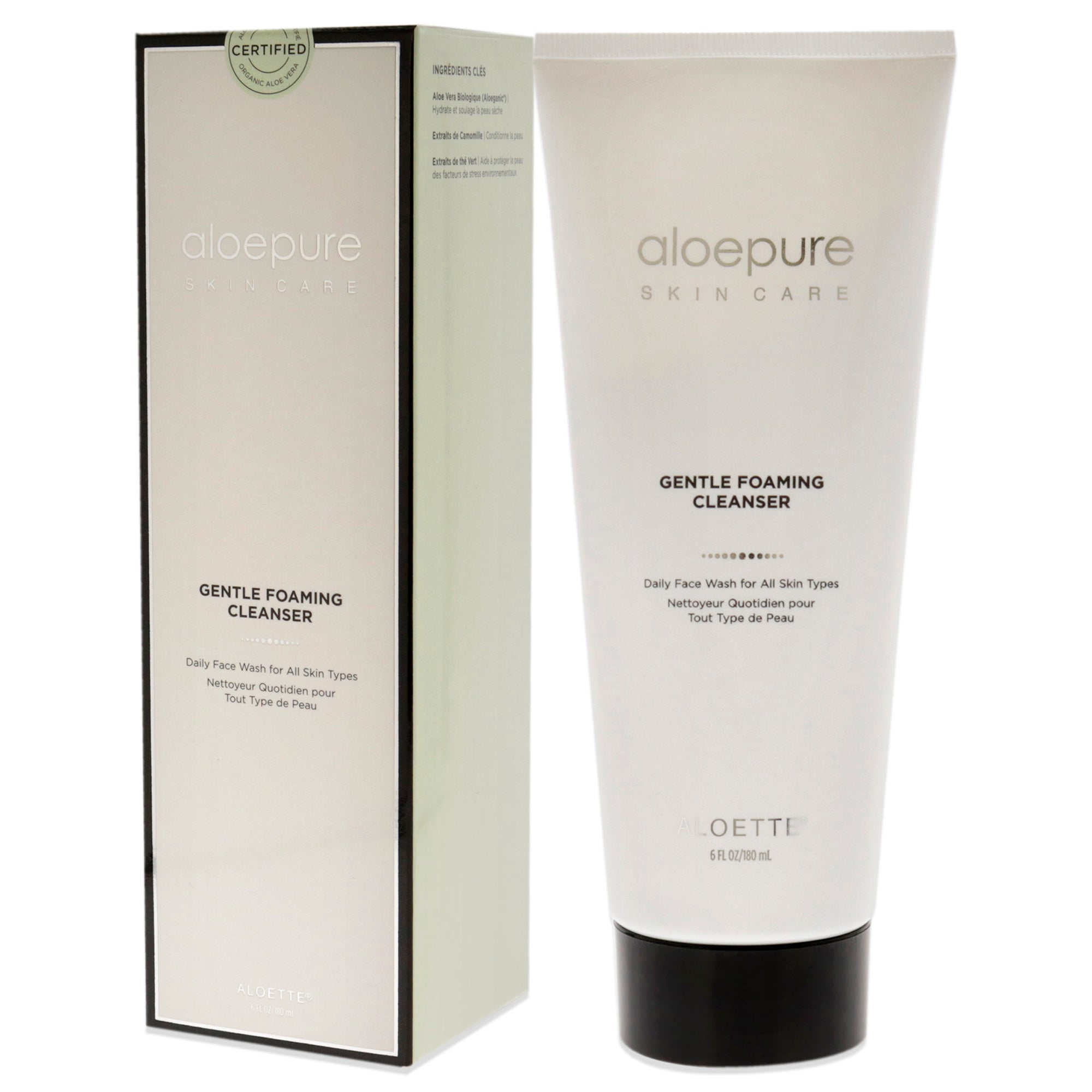 Aloepure Gentle Foaming Cleanser by Aloette for Unisex - 6 oz Cleanser