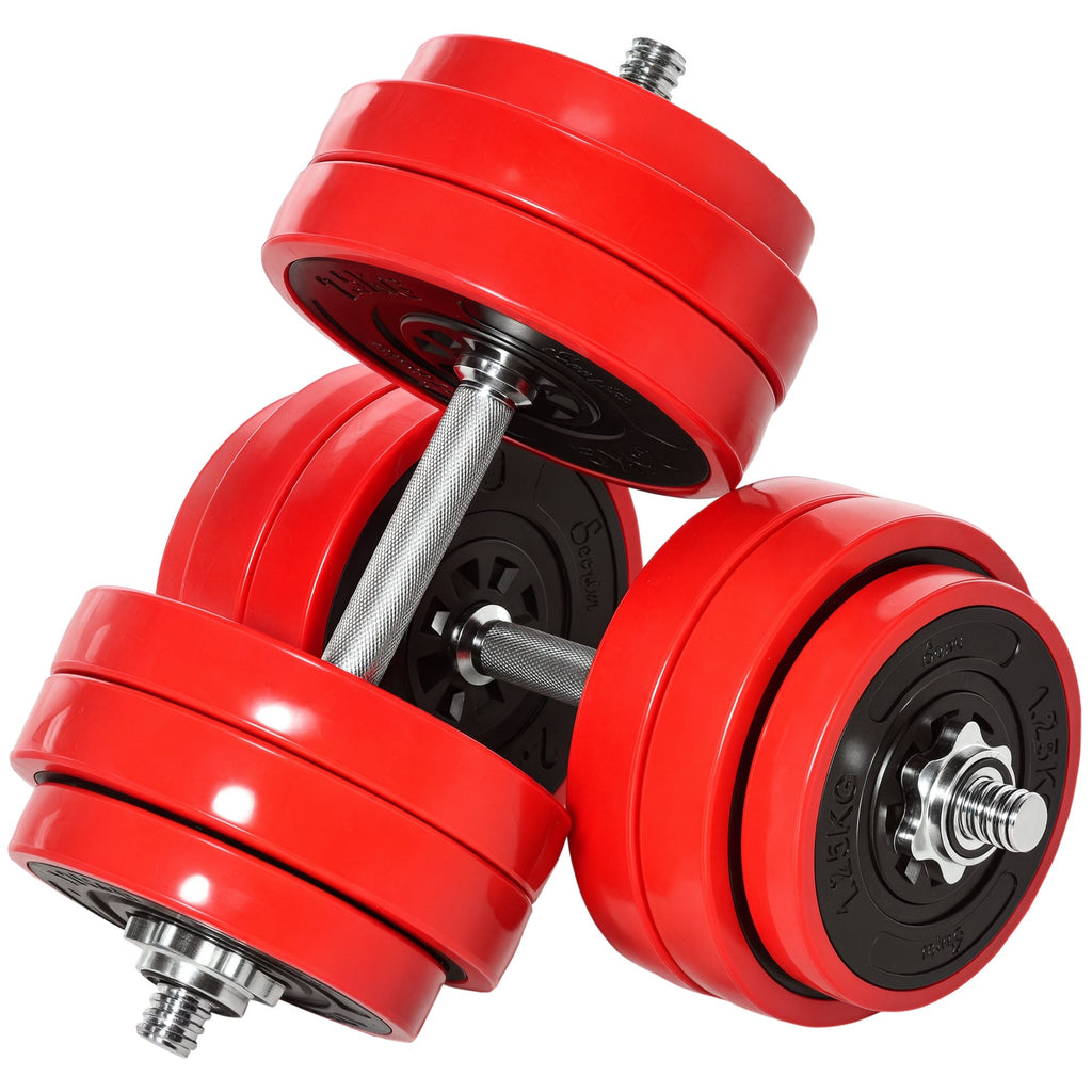 Adjustable Dumbbells with Barbell Conversion