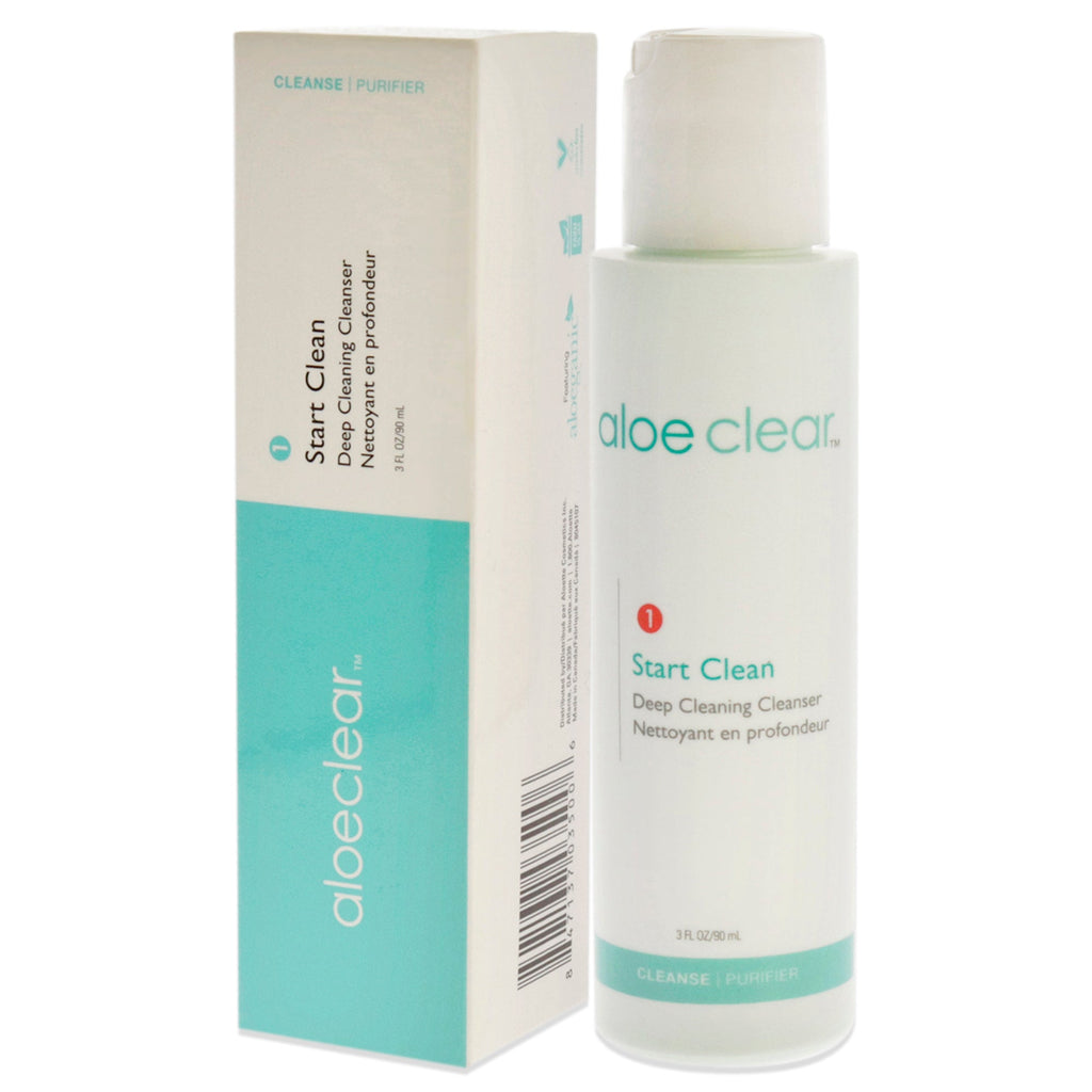 Aloeclear Start Clean Deep Cleaning Cleanser by Aloette for Unisex - 3 oz Cleanser