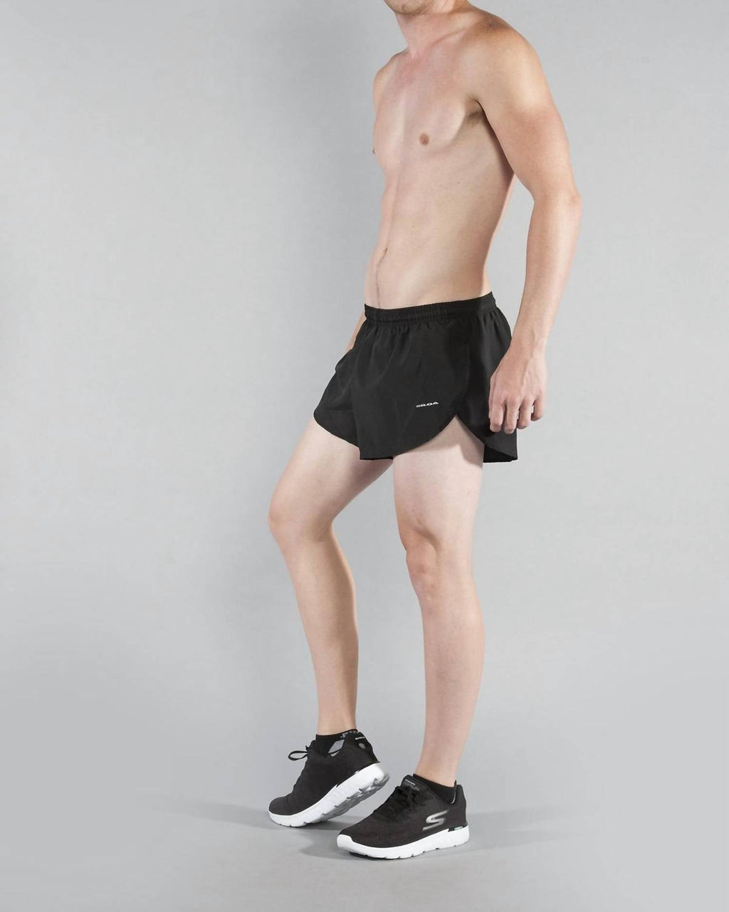 1" Elite Split Short In Black