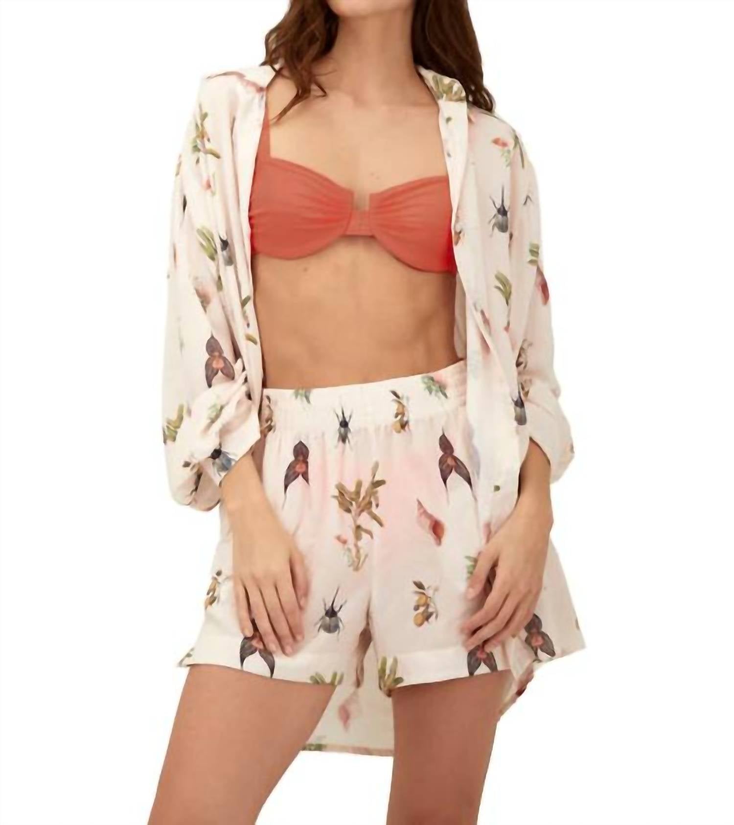 Akumal Breeze Shirt In Banana Tree Blush