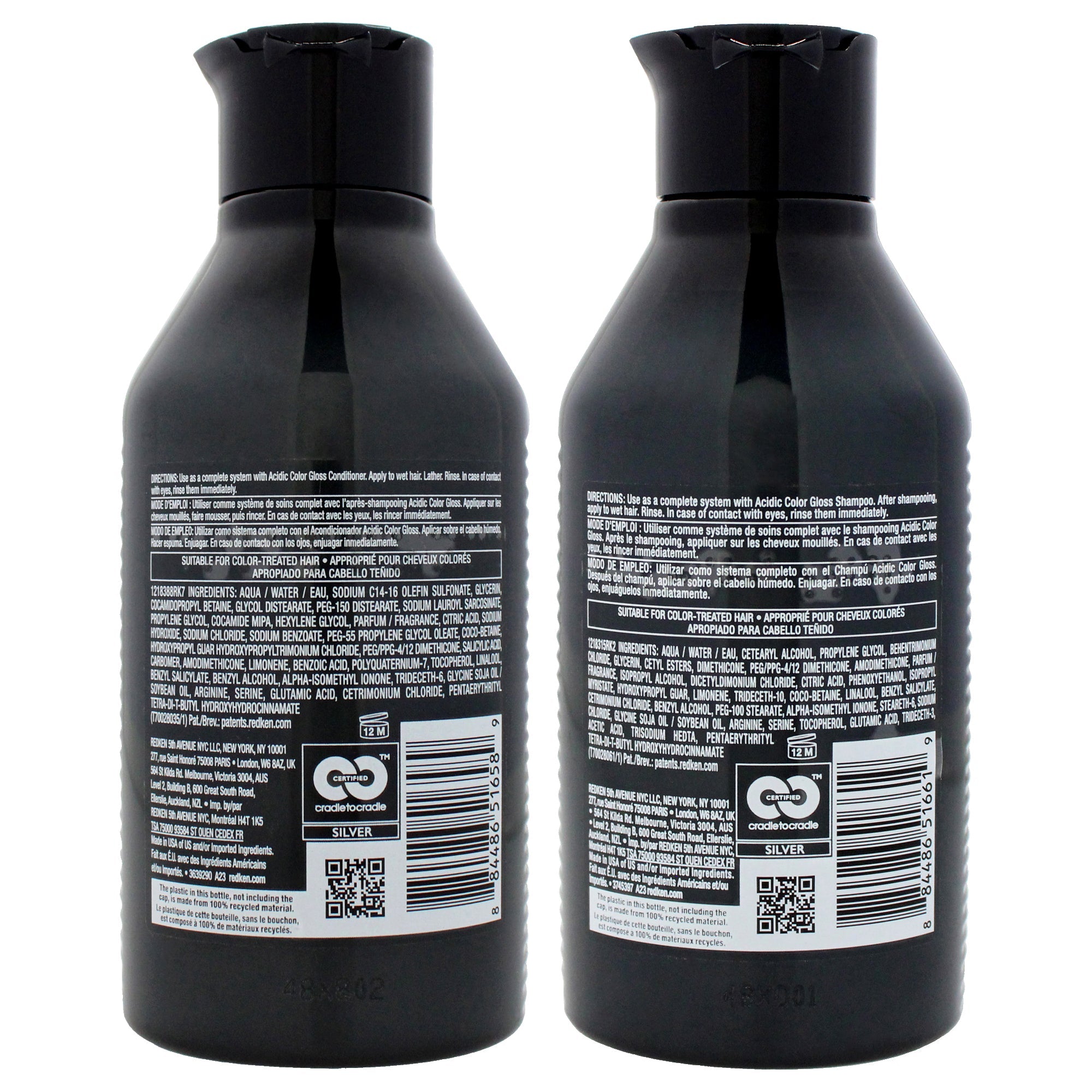 Acidic Color Gloss Kit by Redken for Unisex - 2 Pc Kit 10.1oz Shampoo, 10.1oz Conditioner