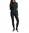 Always Warm Half-Zip Baselayer Top In Grey