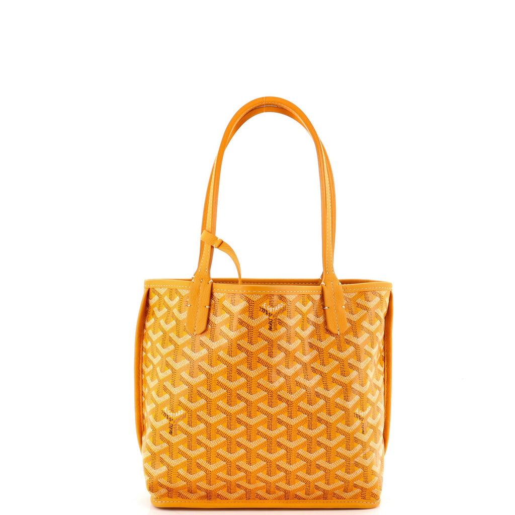 Anjou Reversible Tote Coated Canvas Mini