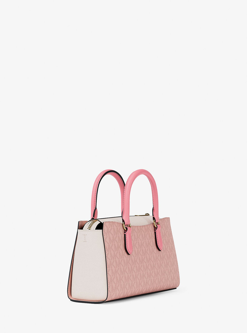 Arden Small Color-Block Signature Logo Messenger Bag