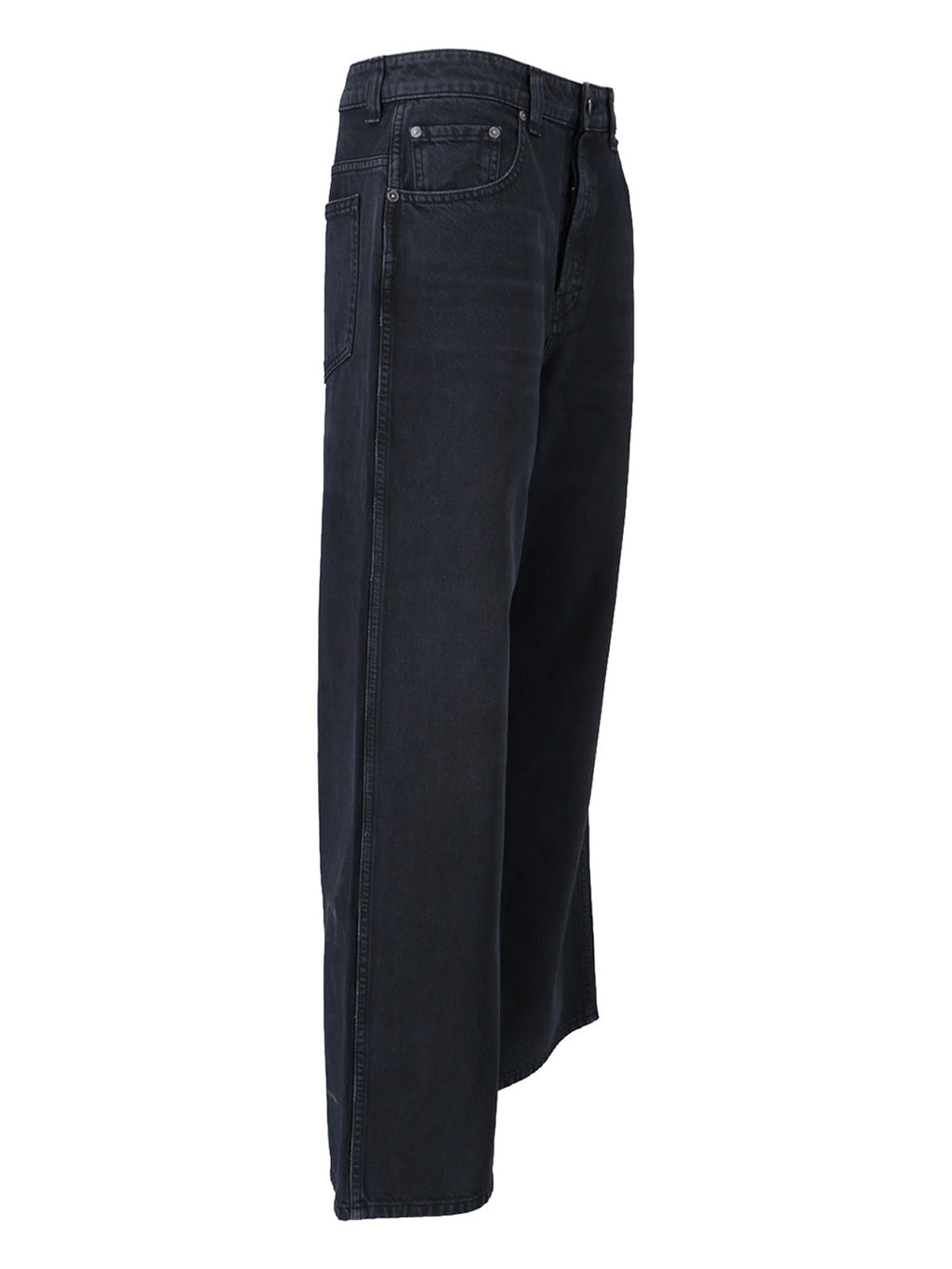 "Dane" Wide Jeans – Black