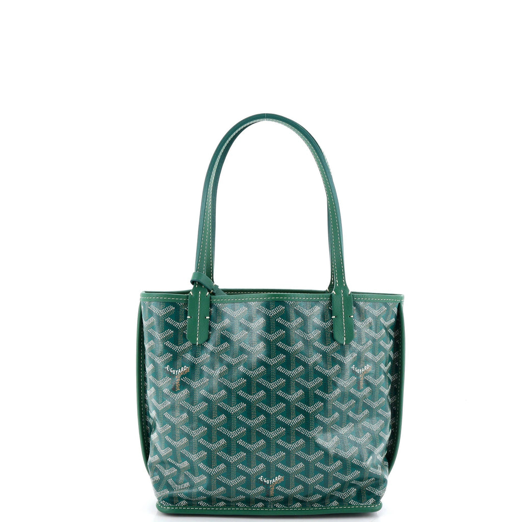 Anjou Reversible Tote Coated Canvas Mini