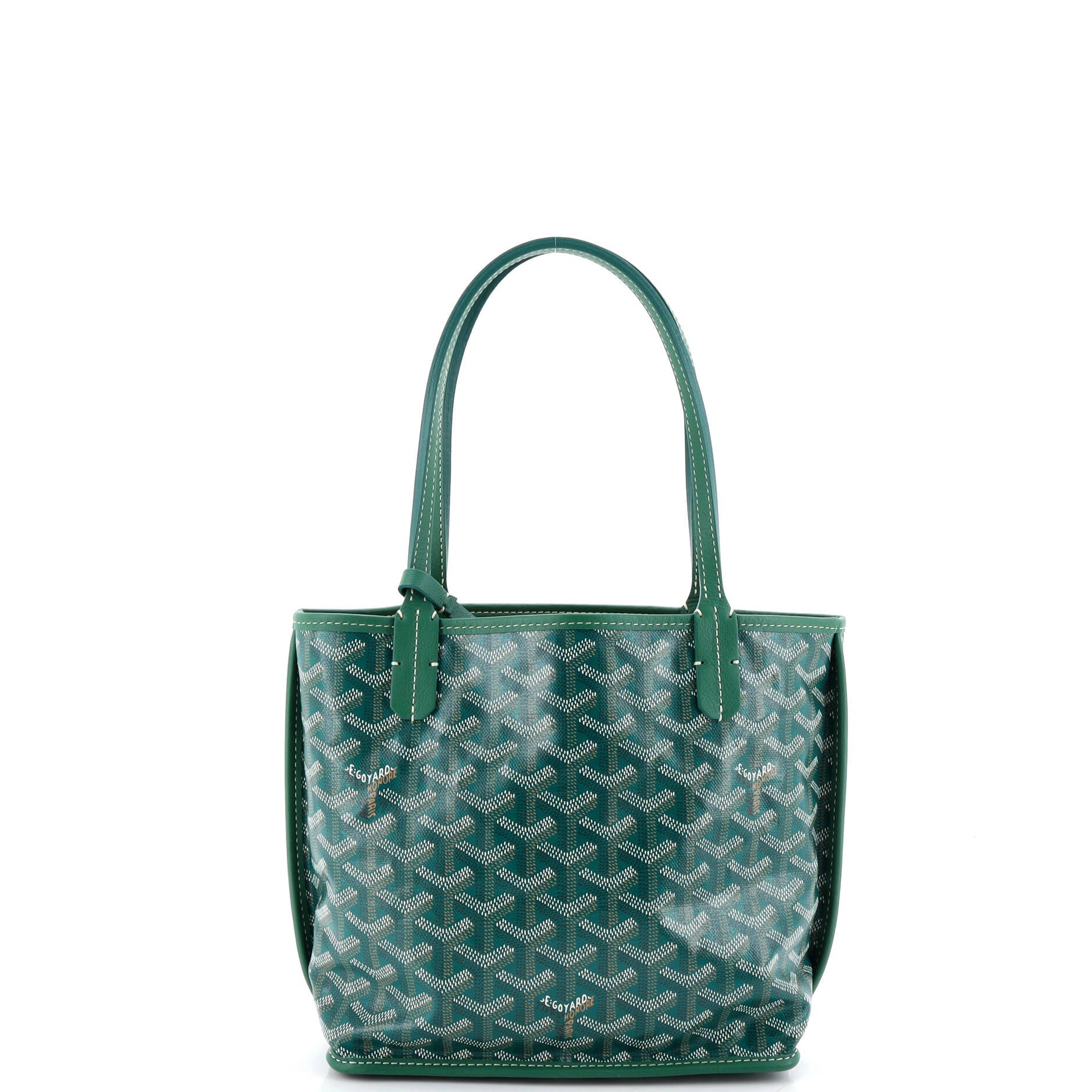 Anjou Reversible Tote Coated Canvas Mini