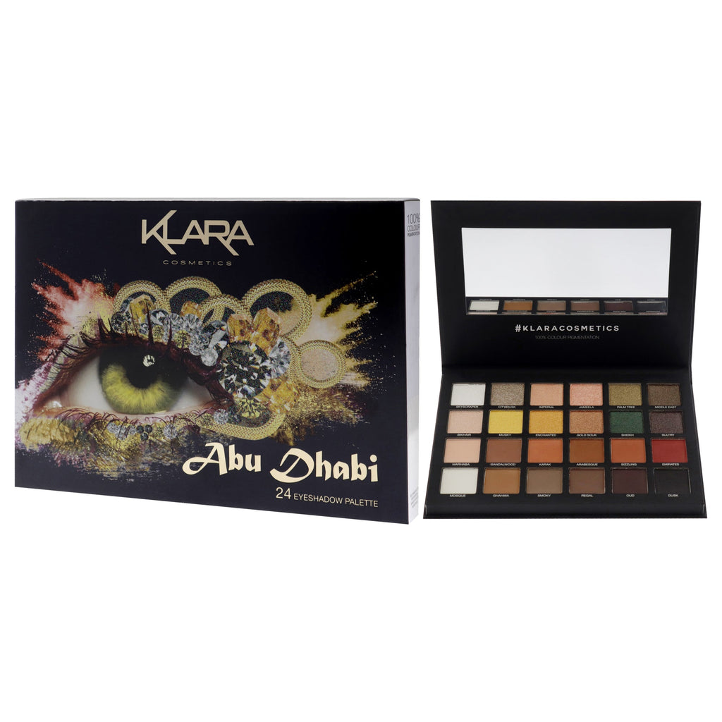 24 Eyeshadow Palette - Abu Dhabi by Klara for Women - 1.68 oz Eye Shadow