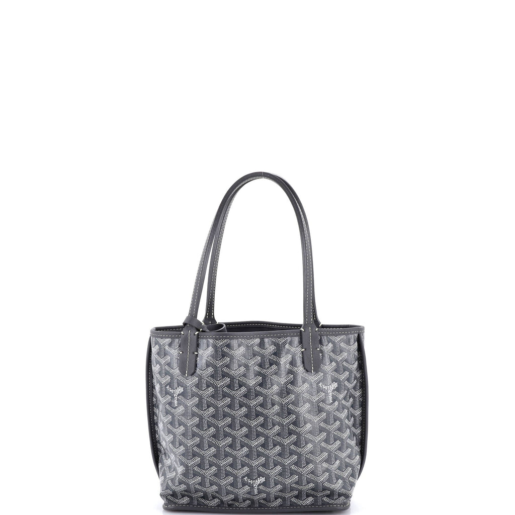 Anjou Reversible Tote Coated Canvas Mini