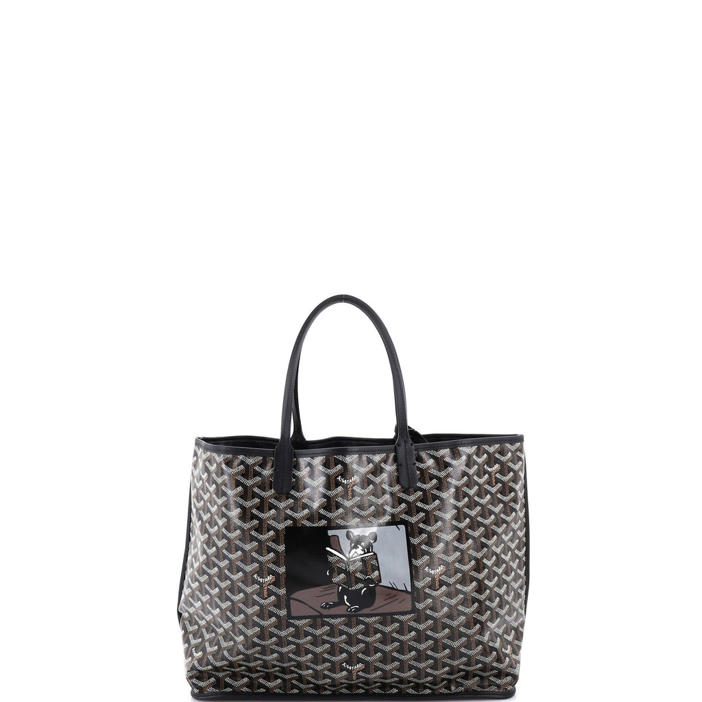 Anjou Reversible Tote Printed Coated Canvas PM