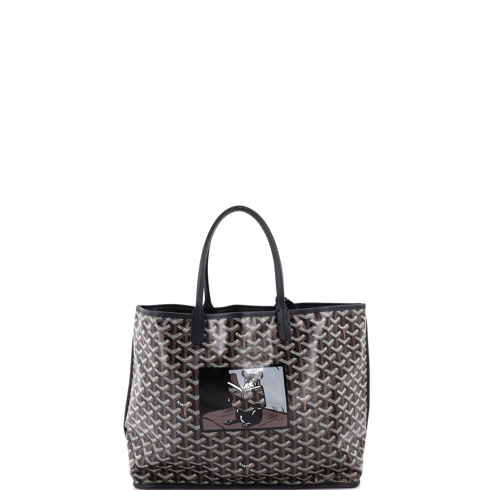 Anjou Reversible Tote Printed Coated Canvas PM