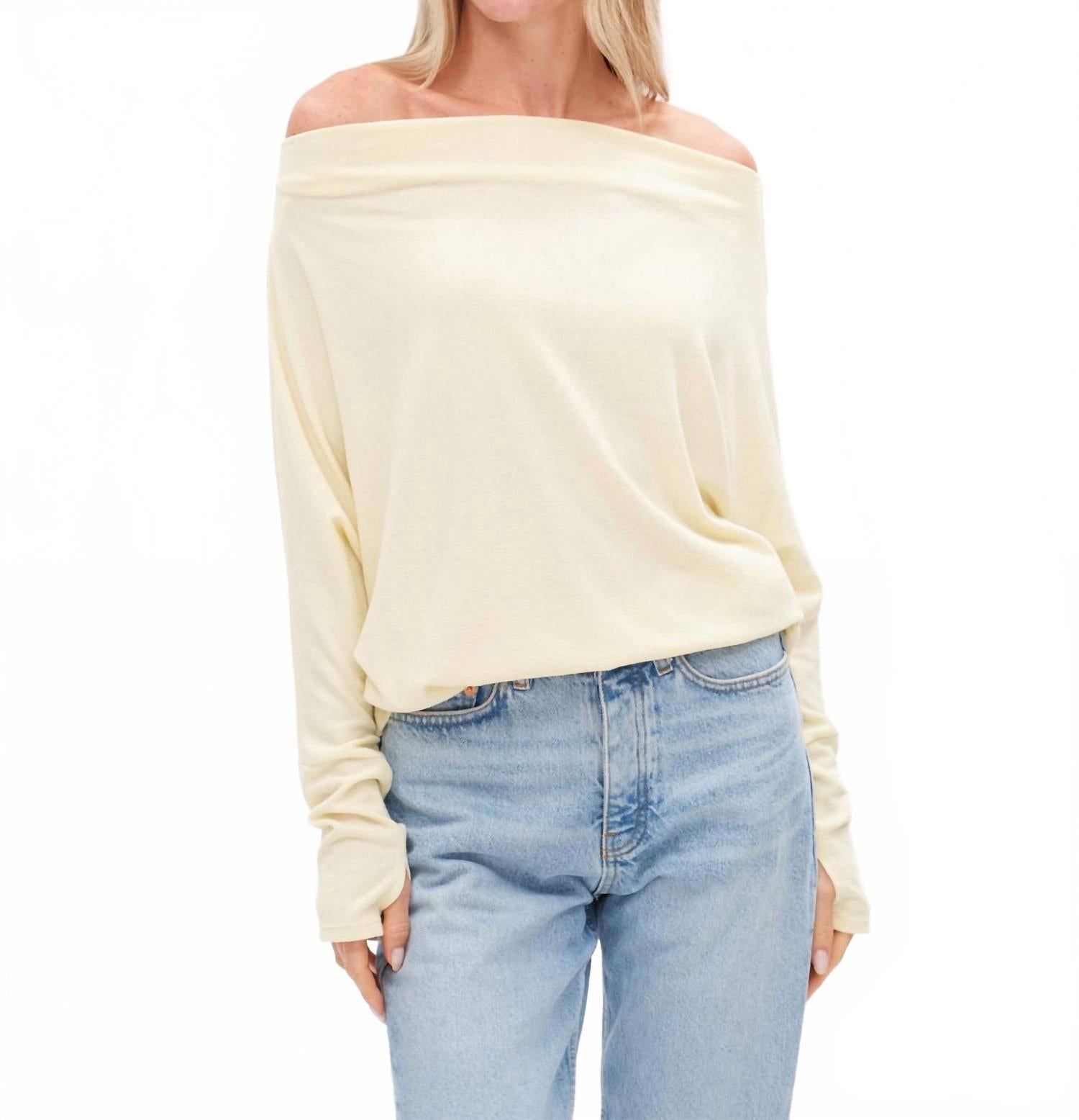 Anywhere Top In Yellow