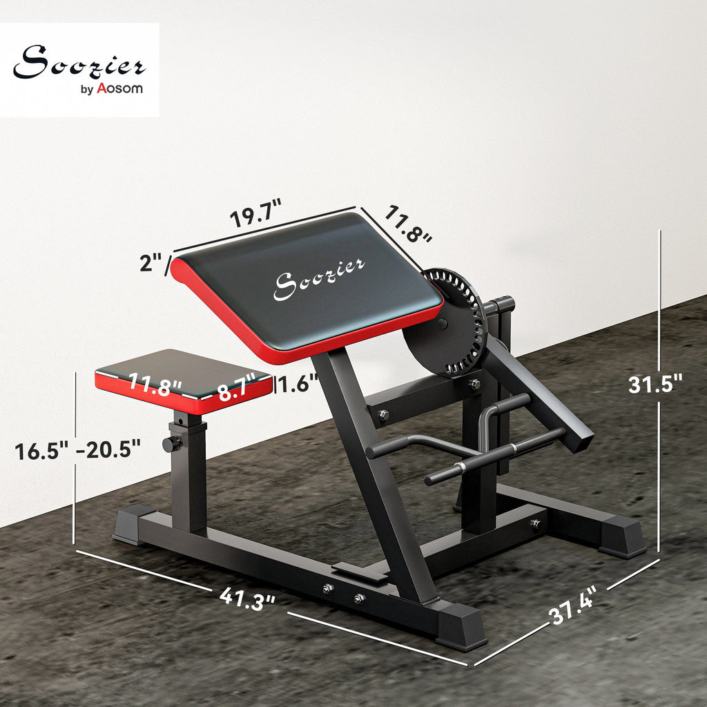 Adjustable Preacher Curl Bench for Arm Workouts