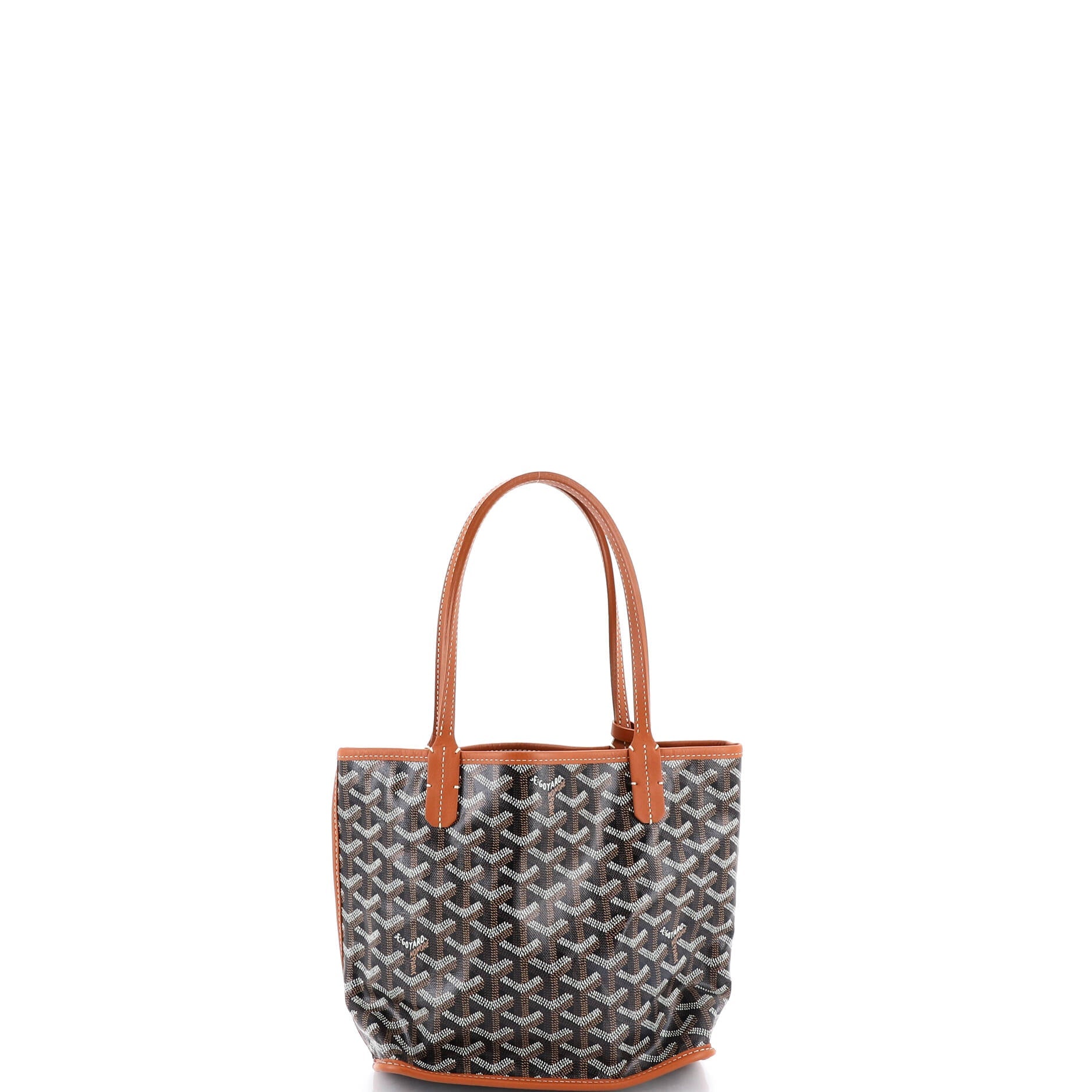 Anjou Reversible Tote Coated Canvas Mini
