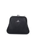 "Granny Frame" Small Pouch – Black