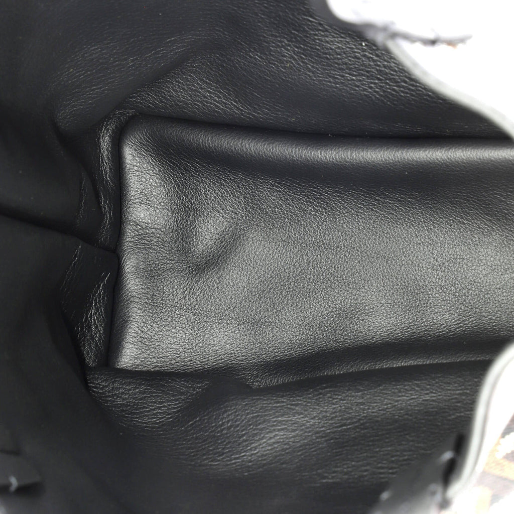 Anjou Reversible Tote Coated Canvas Mini