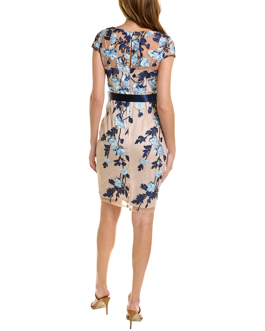 Adrianna Papell Embroidered Sheath Dress