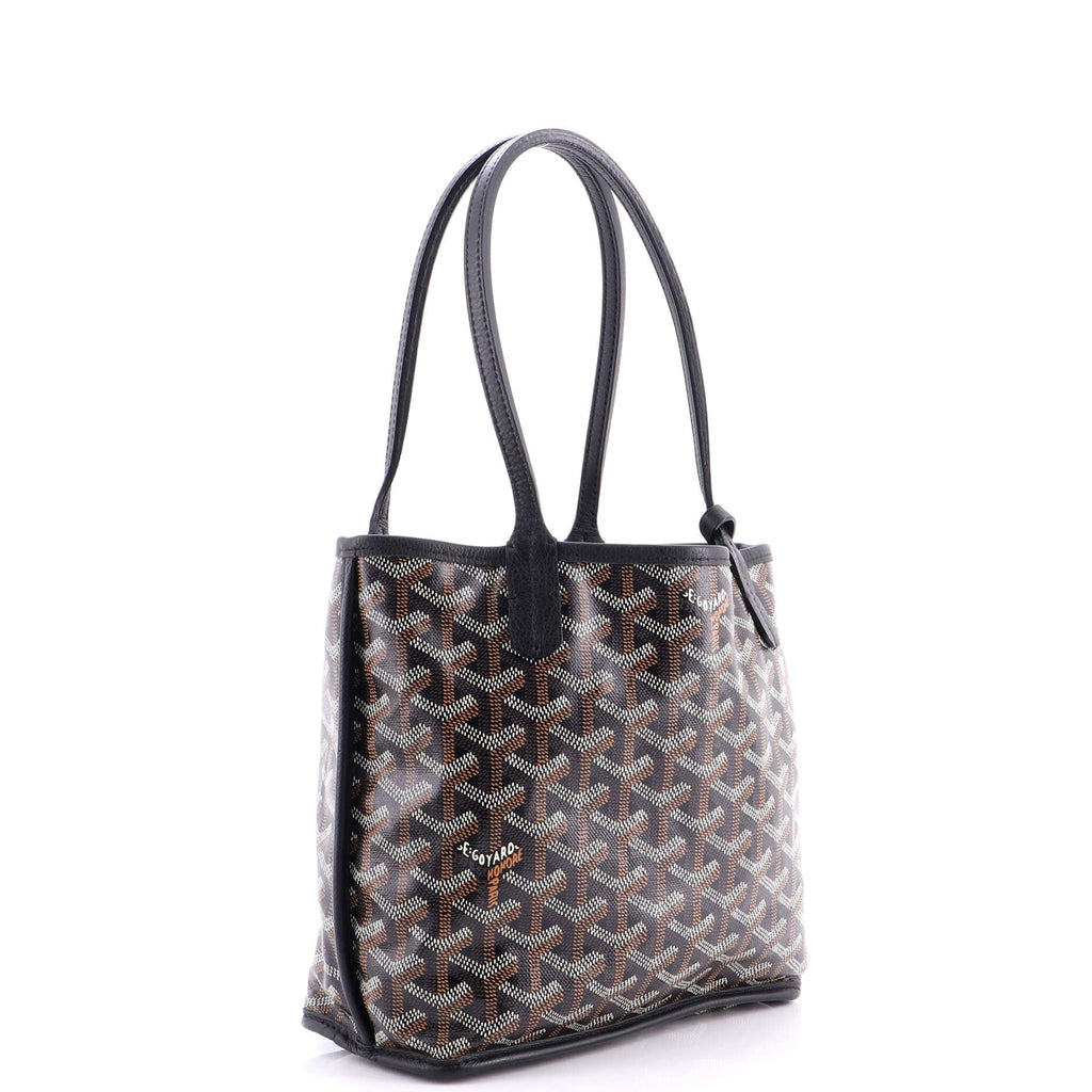 Anjou Reversible Tote Coated Canvas Mini