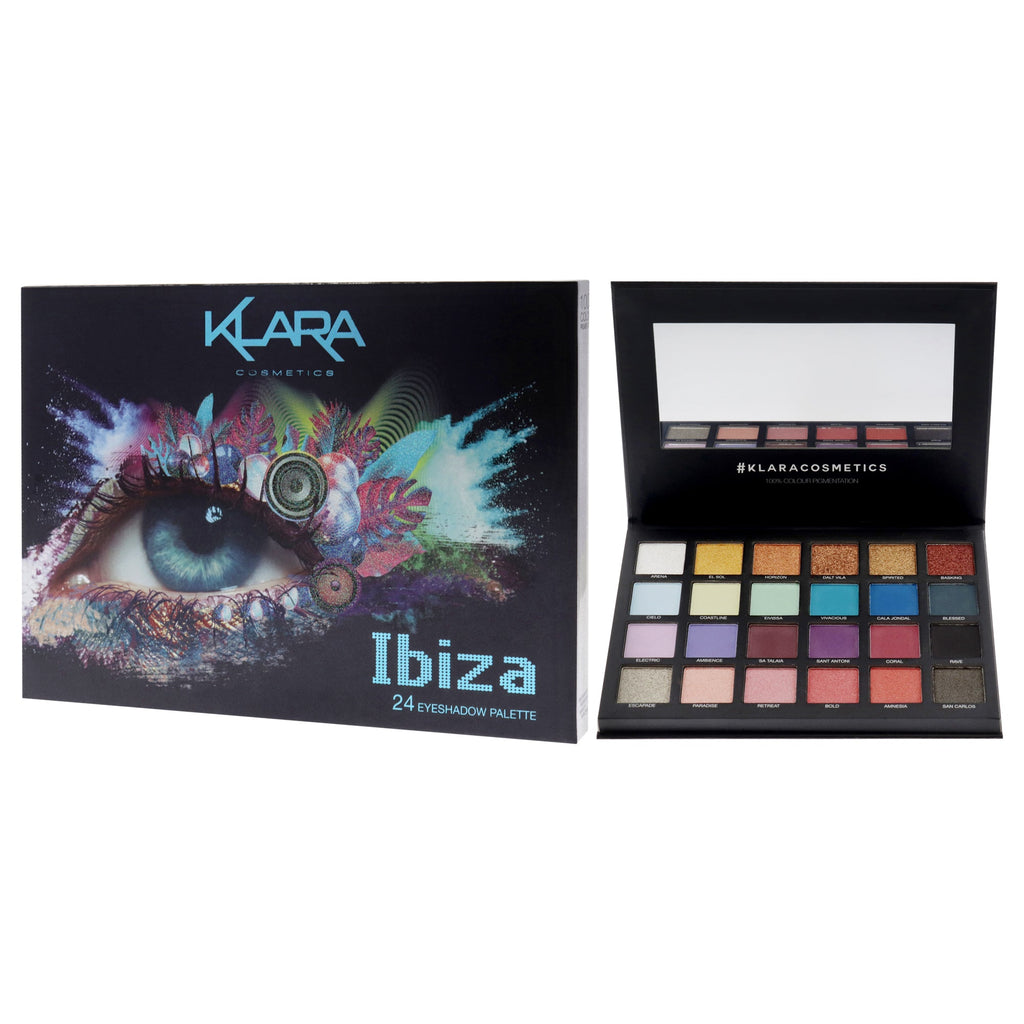 24 Eyeshadow Palette - Ibiza by Klara for Women - 1.68 oz Eye Shadow