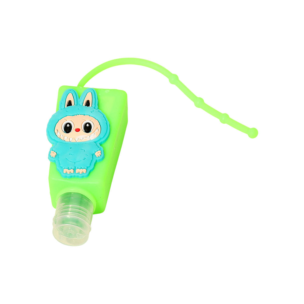 12PCS - Monster Bunny Pocket Hand Sanitizer Bottle Holder Bag Charms