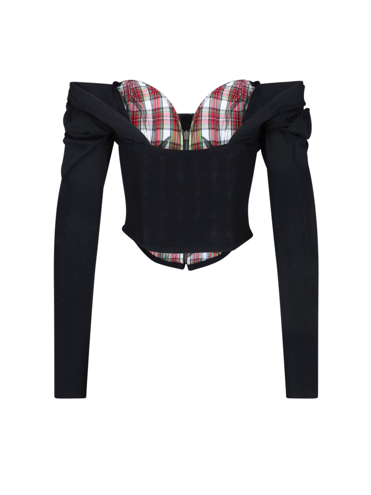 "Bea Corset" Cardigan – Black