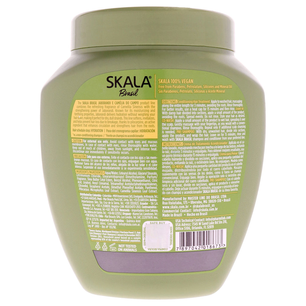 2 in 1 Jaborandi and Camellia Hair Treatment Conditioning Cream by Skala for Women - 35.2 oz Treatment