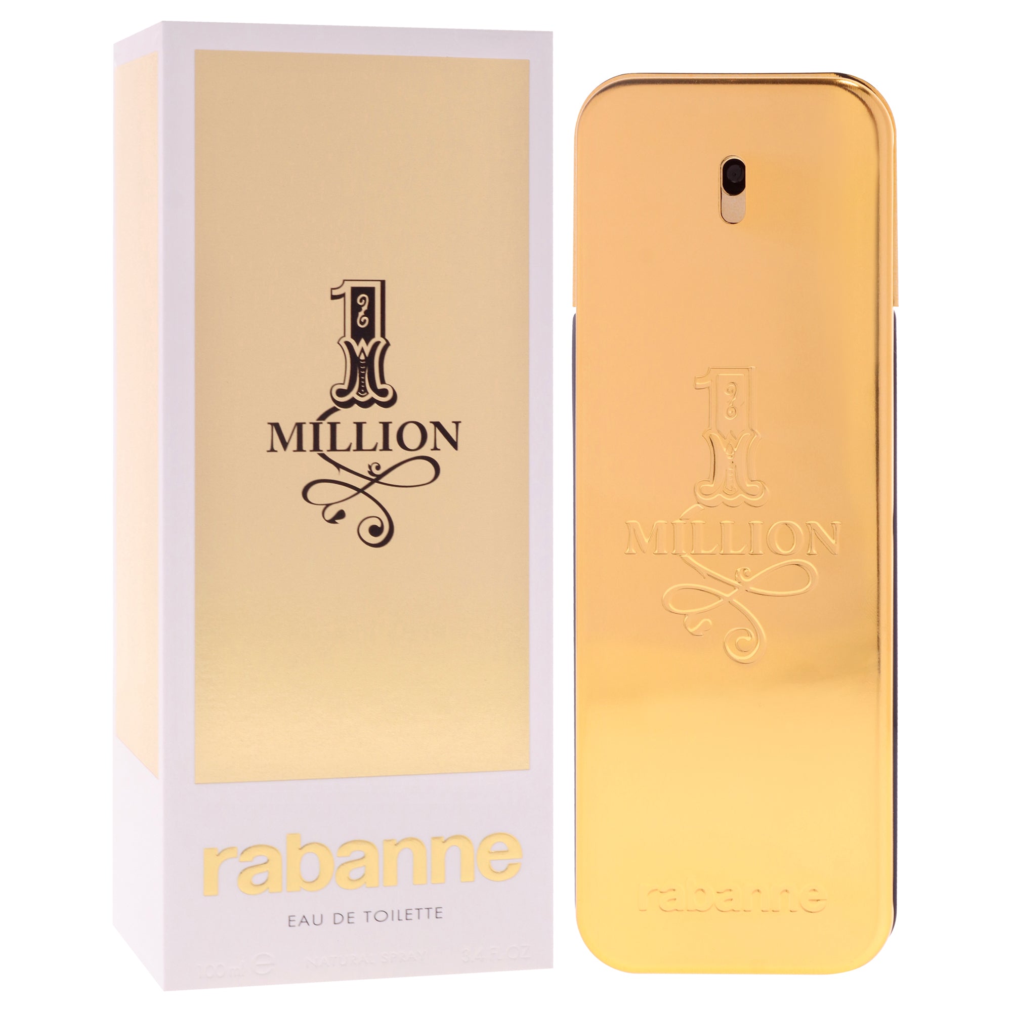 1 Million by Paco Rabanne for Men - 3.4 oz EDT Spray
