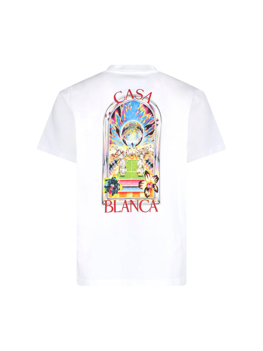 "Tennis Landscape" T-Shirt – White