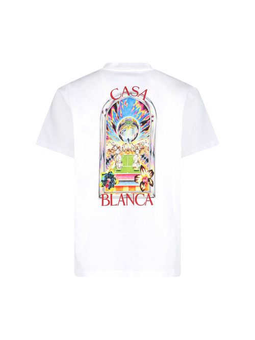 "Tennis Landscape" T-Shirt – White