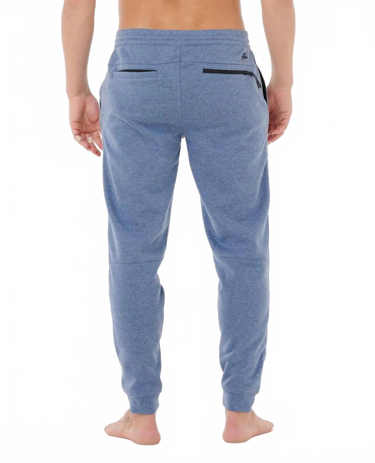 Anti Series Departed Track Pant In Washed Navy